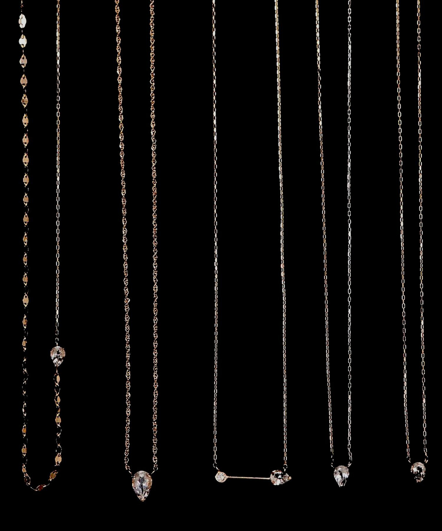 les bon bon/float side necklace フロート サイド ネックレス イエローゴールド K10 10K ジュエリー ギフト MADE IN JAPAN 日本製 ルボンボン BOB162